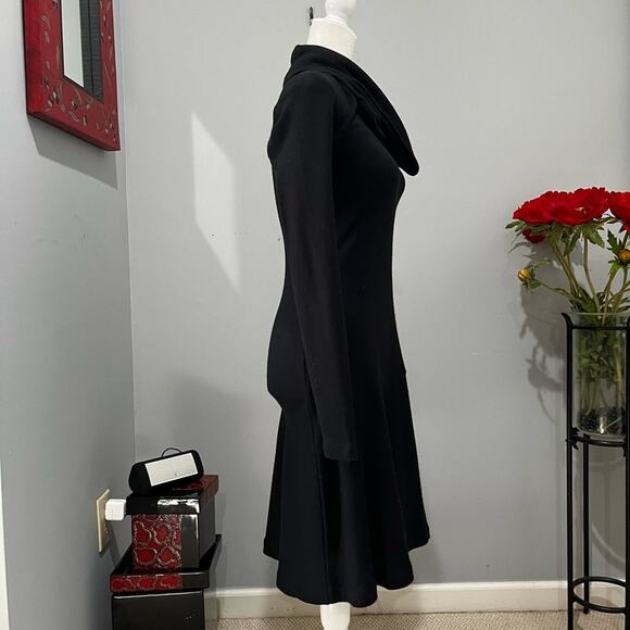 NEW Banana Republic Wool Classic Fit Flare Midi Cowl Neck Sweater Dress XS NWOT - Picture 6 of 16